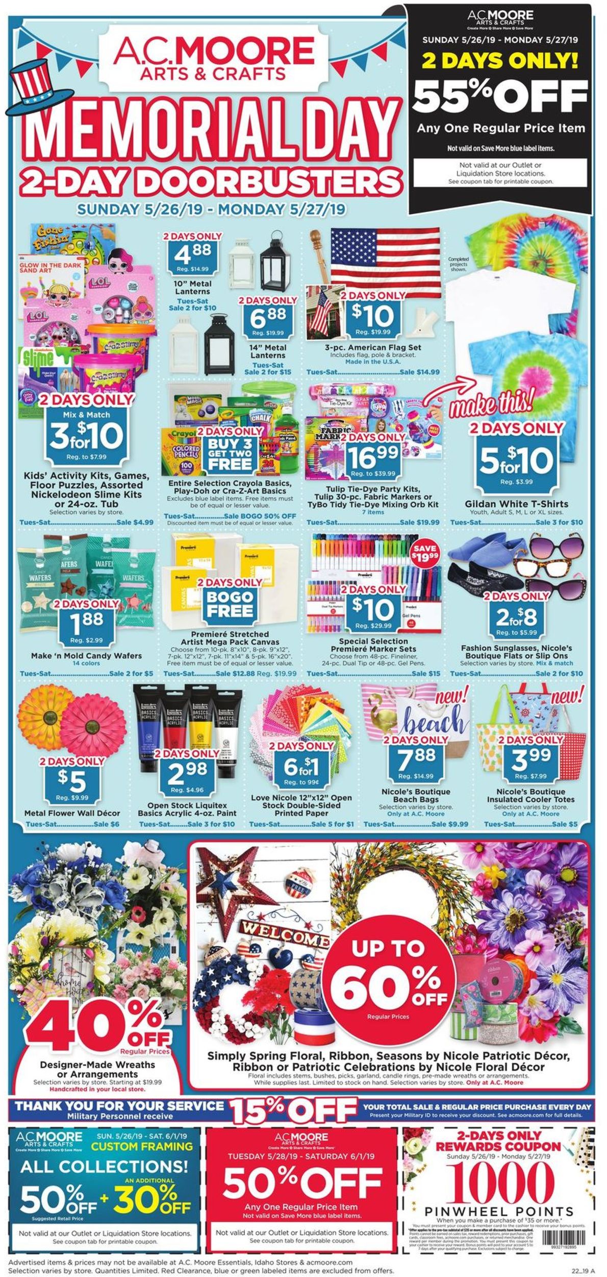 A.C. Moore Current weekly ad 05/26 05/27/2019