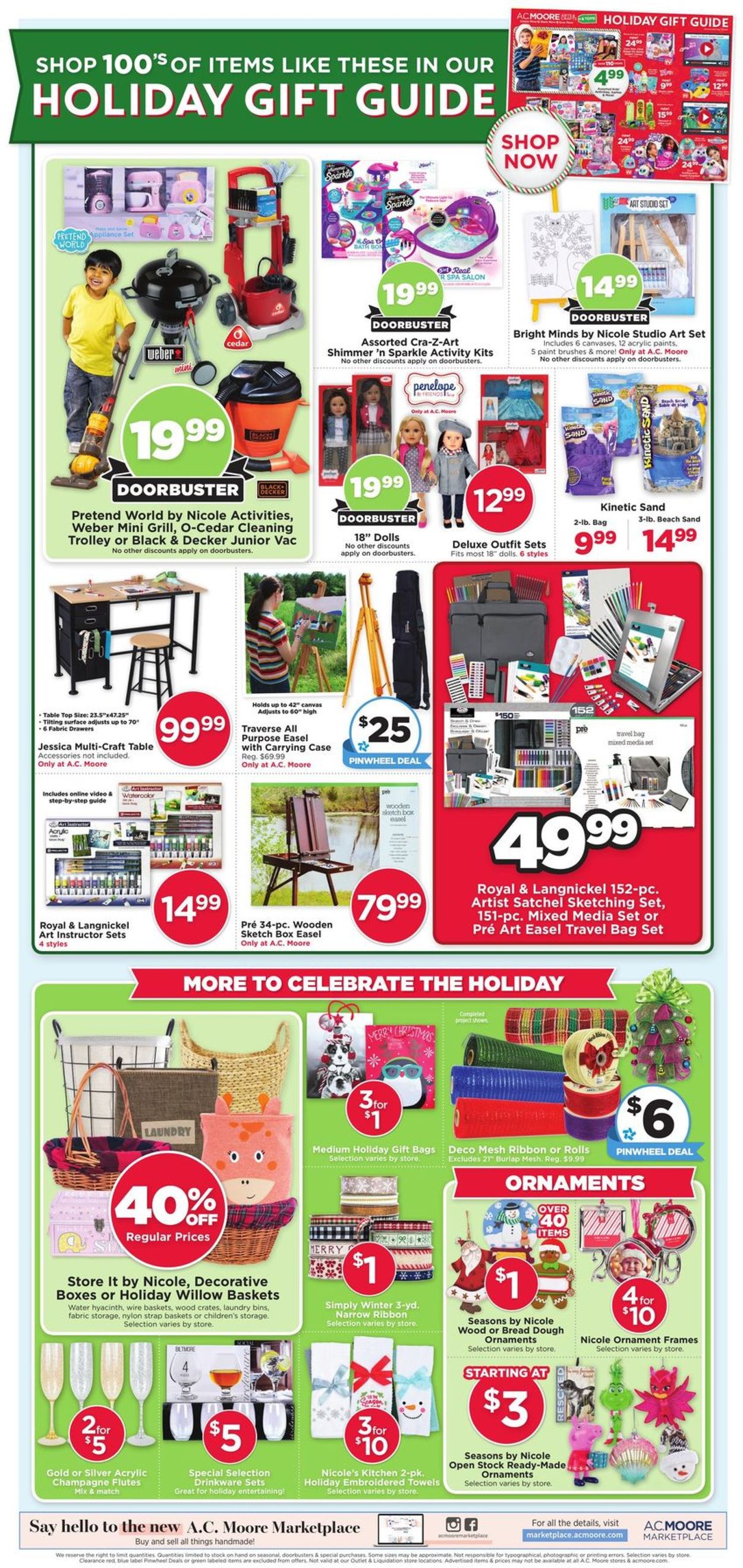 Catalogue A.C. Moore - Pre-Black Friday Ad 2019 from 11/24/2019