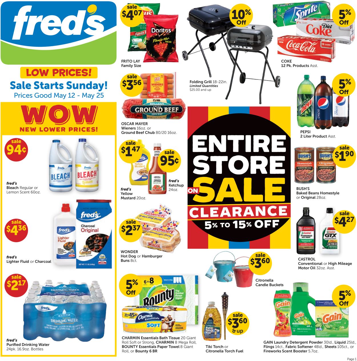 Catalogue fred's from 05/12/2019