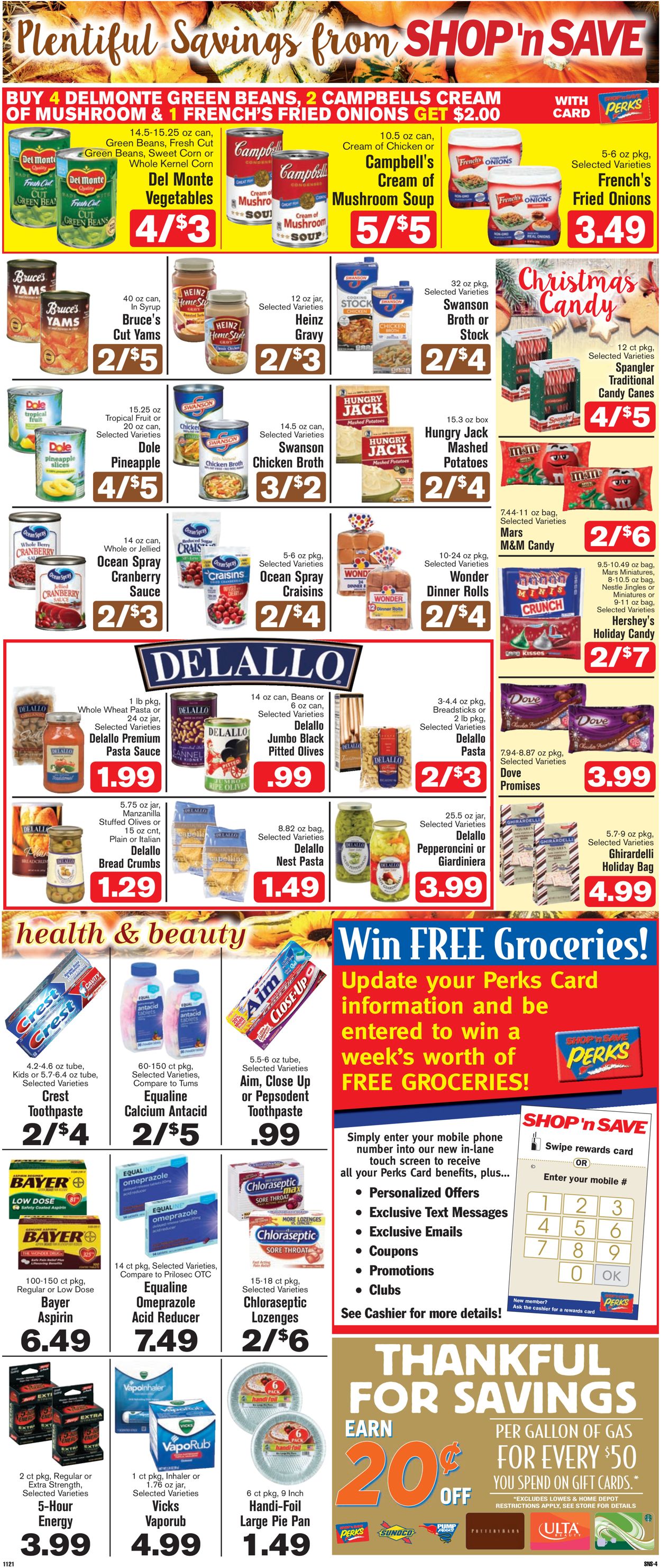 Catalogue Shop ‘n Save from 11/21/2019