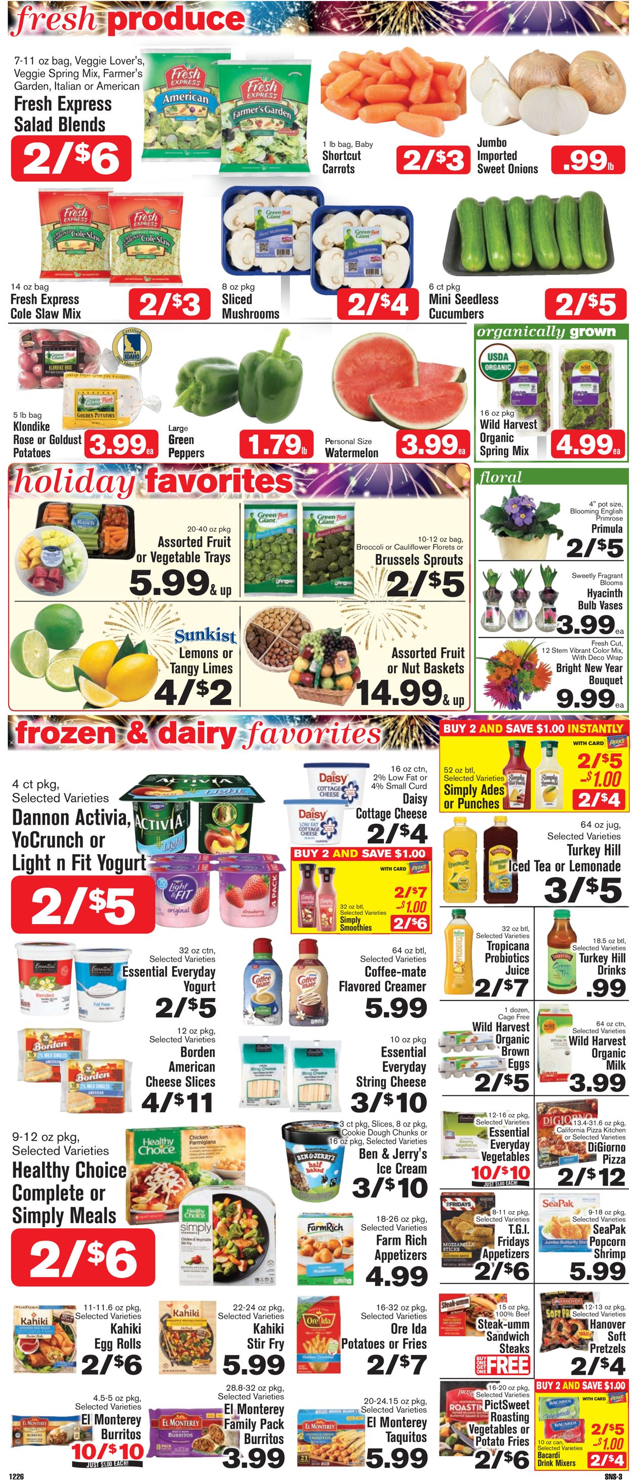 Catalogue Shop ‘n Save - New Year's Ad 2019/2020 from 12/26/2019