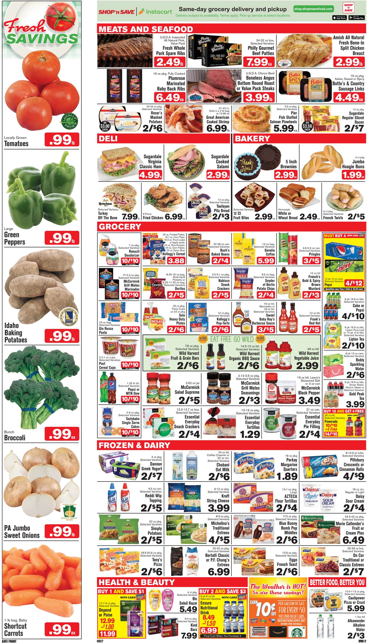Catalogue Shop ‘n Save (Pittsburgh) from 08/27/2020