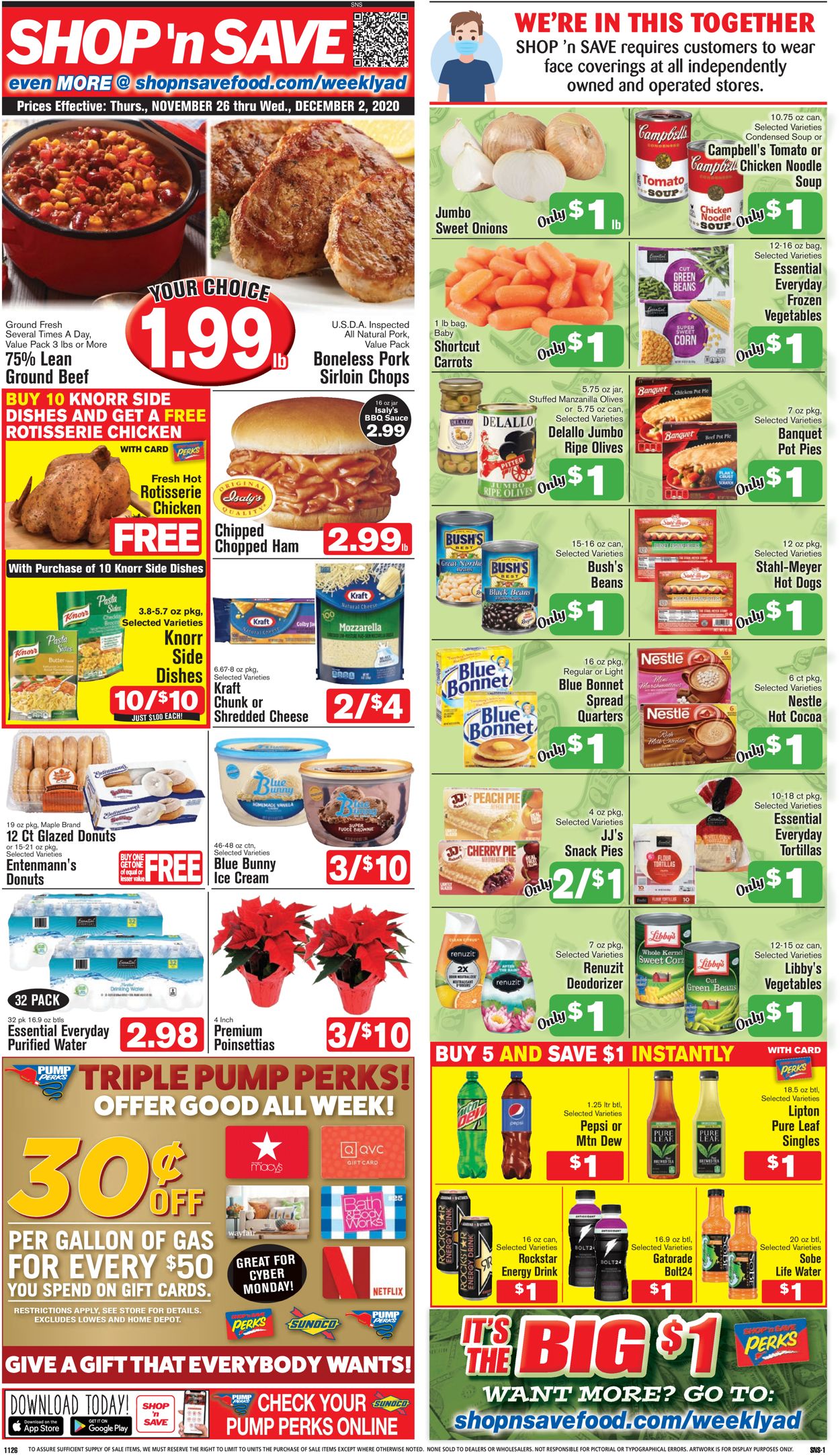 Catalogue Shop ‘n Save (Pittsburgh) from 11/26/2020