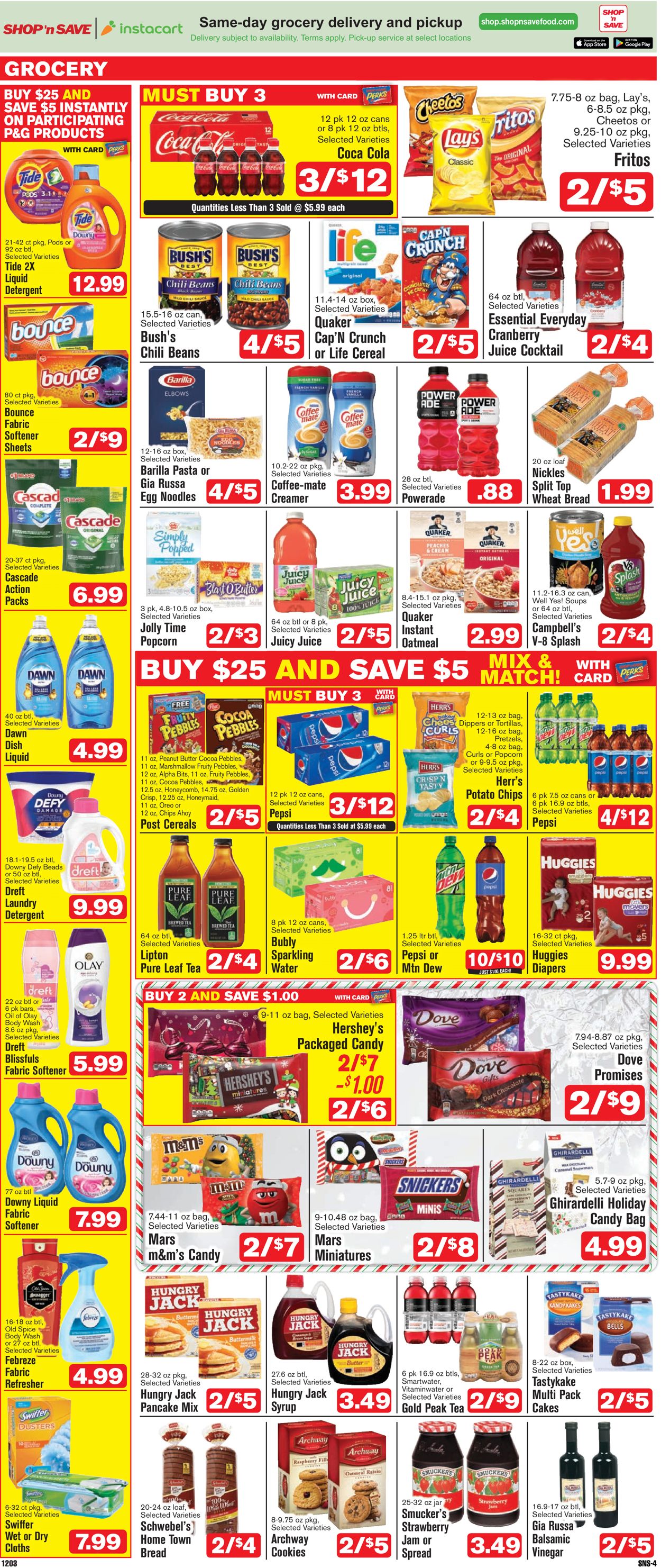 Catalogue Shop ‘n Save (Pittsburgh) from 12/03/2020