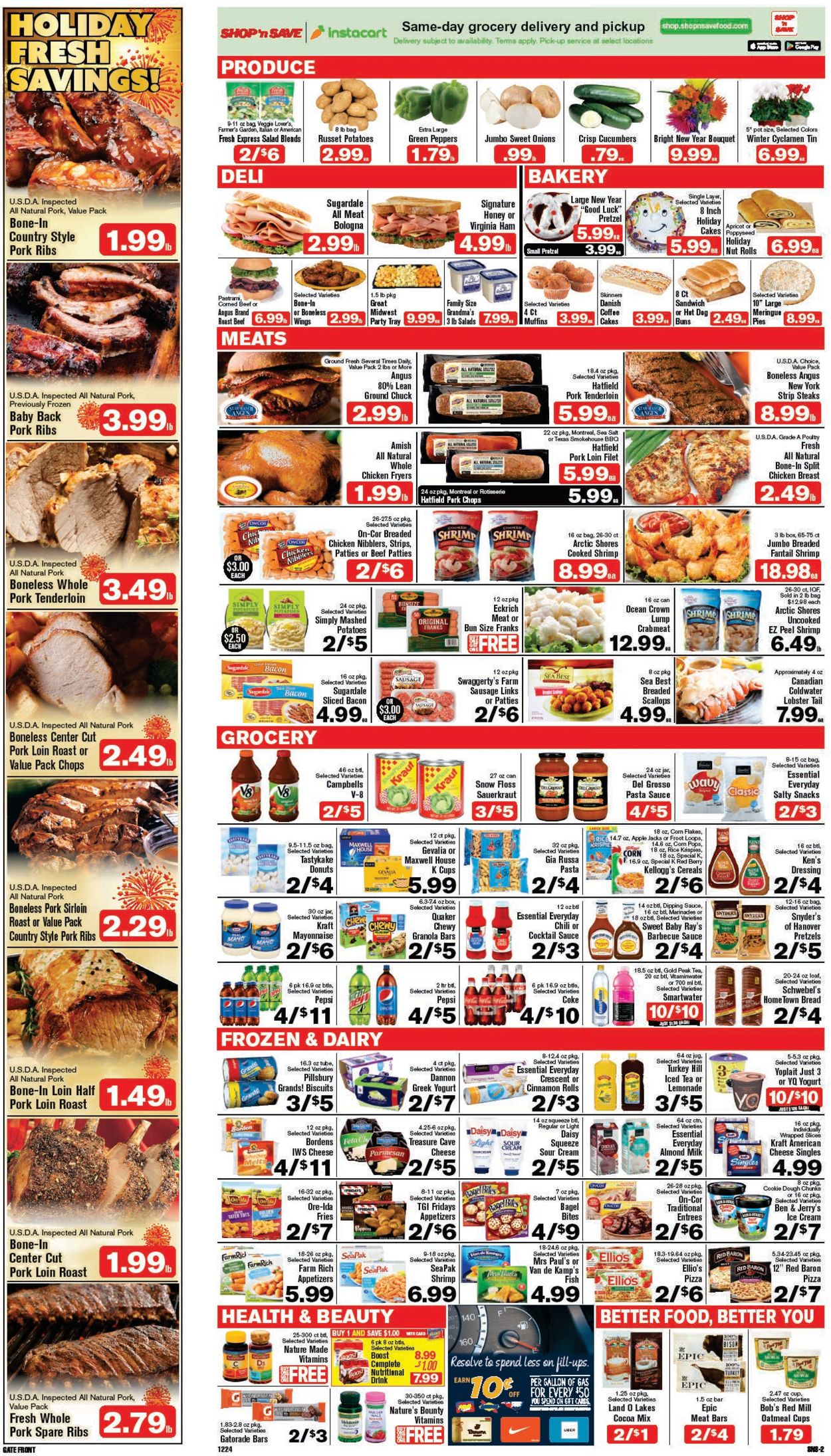 Catalogue Shop ‘n Save (Pittsburgh) from 12/24/2020