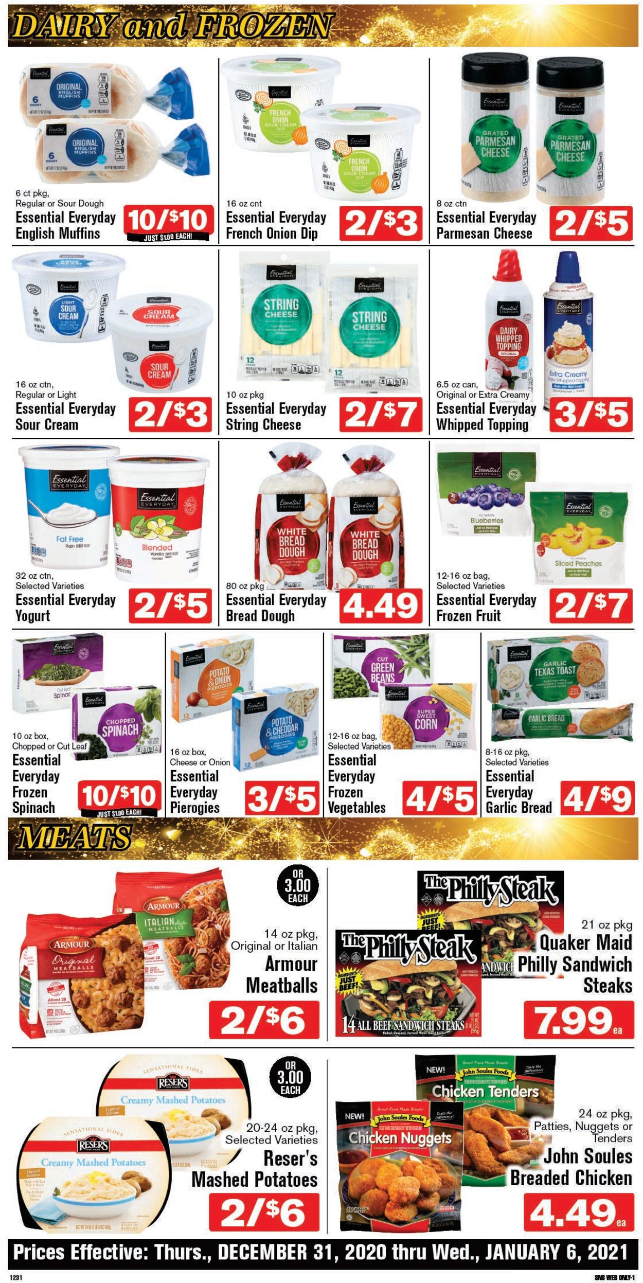 Catalogue Shop ‘n Save (Pittsburgh) from 12/31/2020