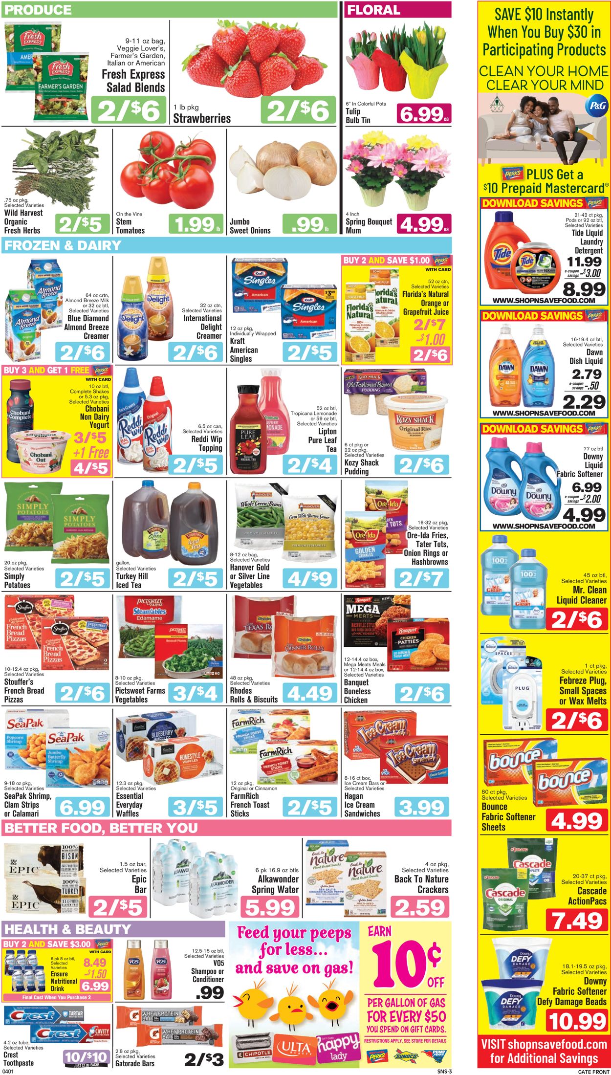 Catalogue Shop ‘n Save (Pittsburgh) Easter 2021 ad from 04/01/2021