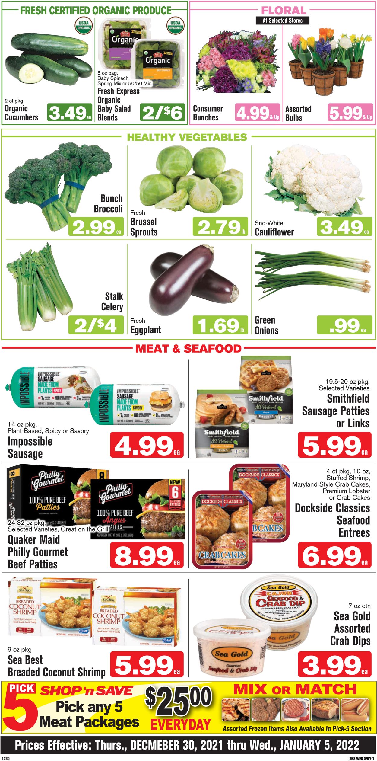 Catalogue Shop ‘n Save (Pittsburgh) from 12/30/2021