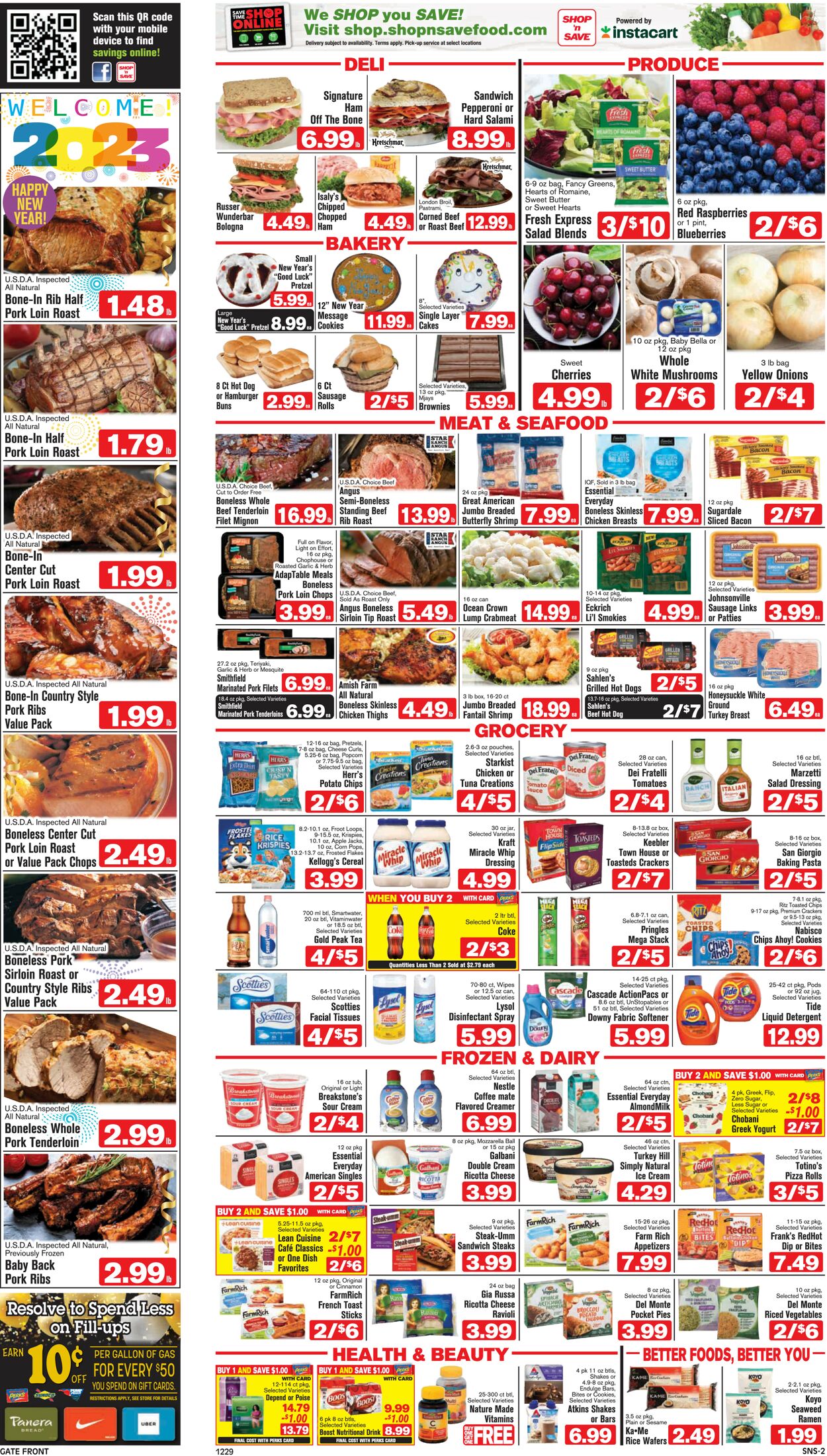 Catalogue Shop ‘n Save (Pittsburgh) from 12/29/2022