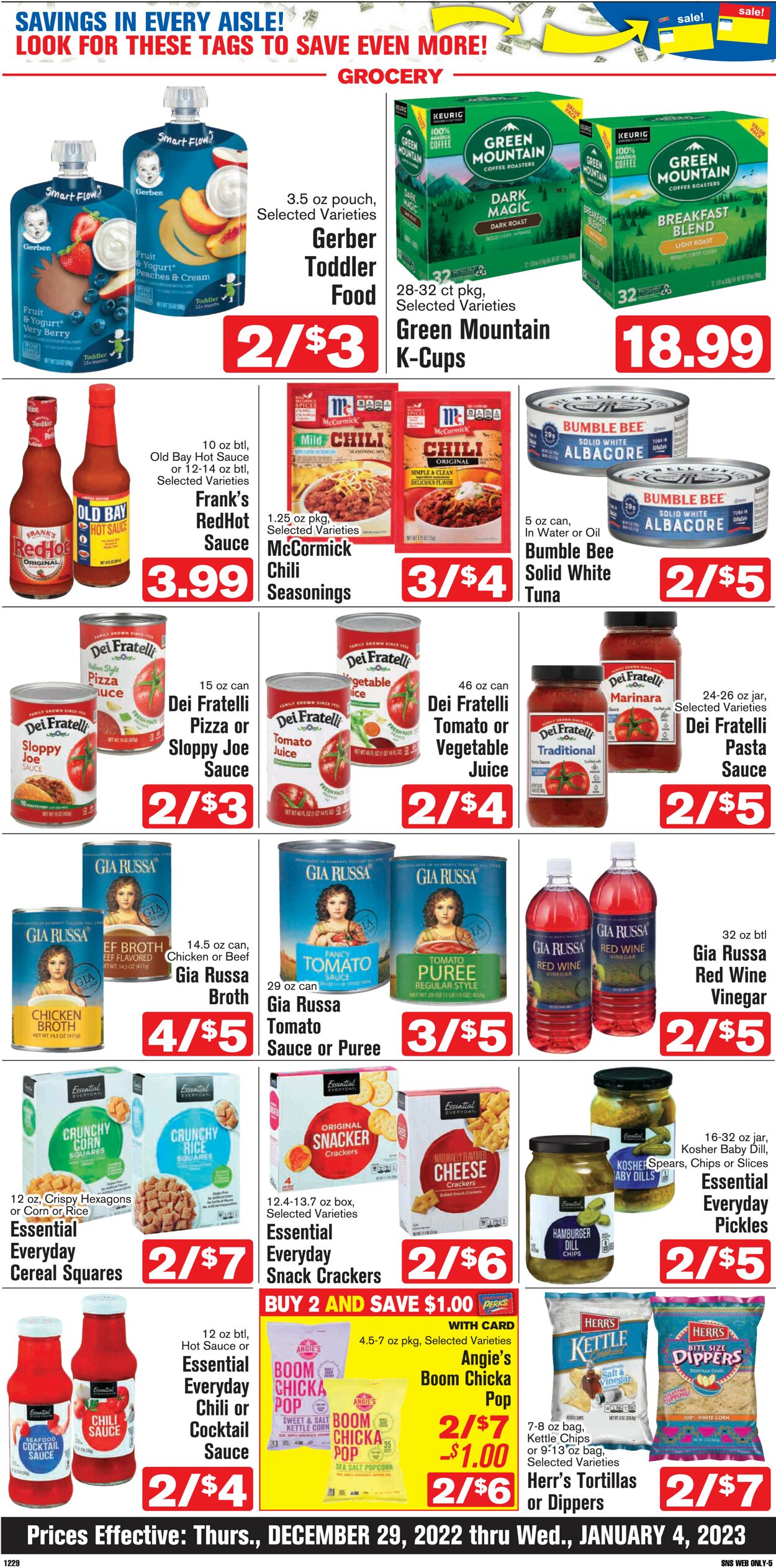 Catalogue Shop ‘n Save (Pittsburgh) from 12/29/2022