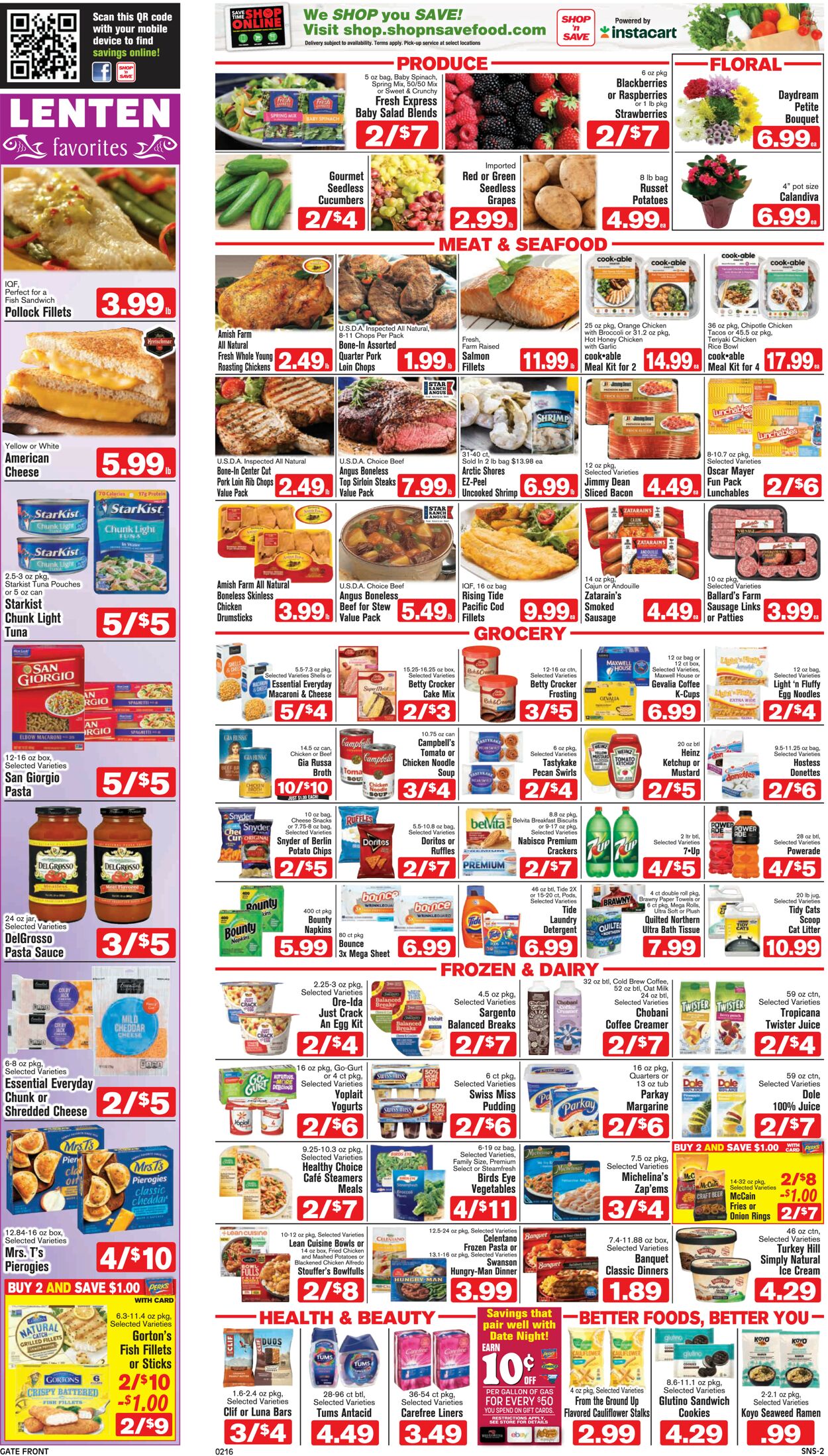 Catalogue Shop ‘n Save (Pittsburgh) from 02/16/2023